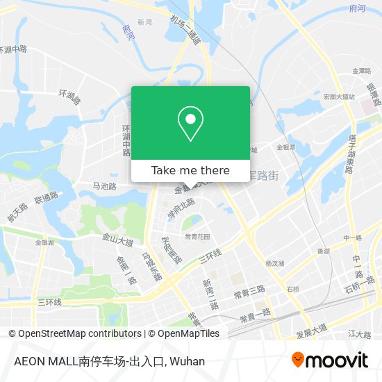 AEON MALL南停车场-出入口 map