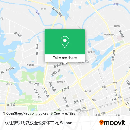 永旺梦乐城-武汉金银潭停车场 map