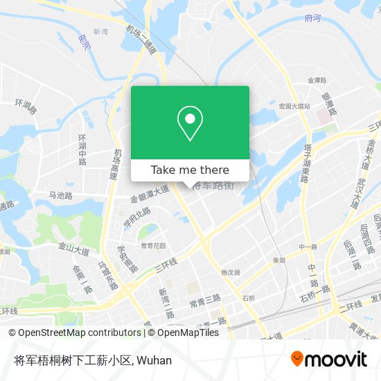 将军梧桐树下工薪小区 map