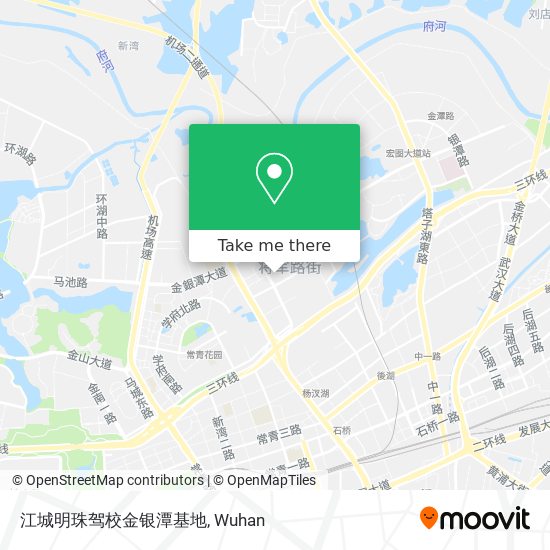 江城明珠驾校金银潭基地 map