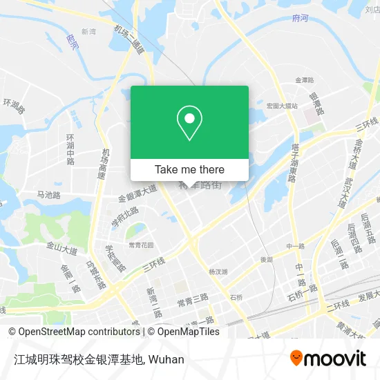 江城明珠驾校金银潭基地 map