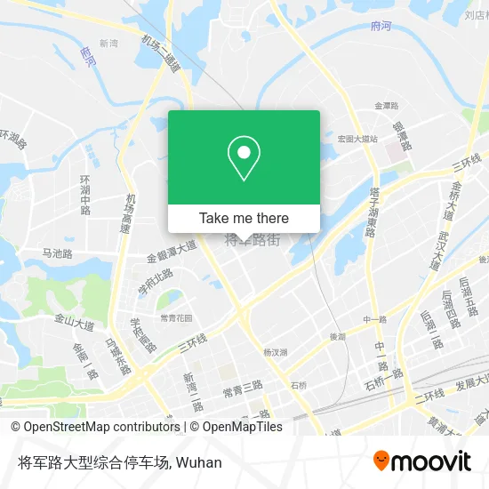 将军路大型综合停车场 map