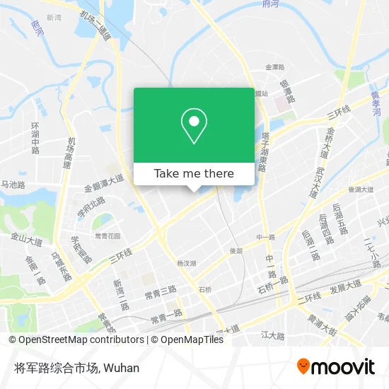 将军路综合市场 map