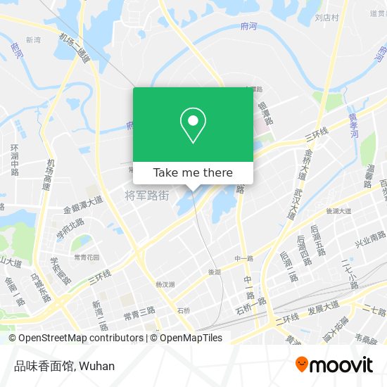 品味香面馆 map