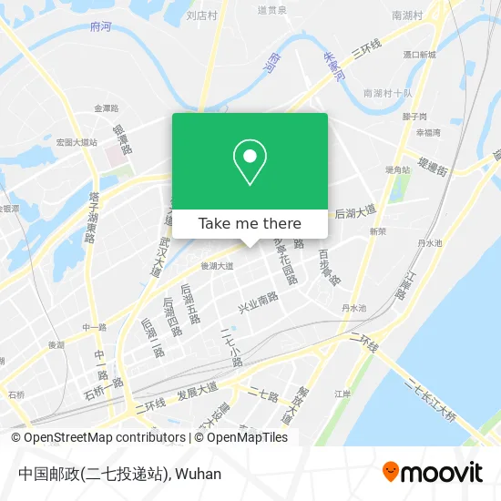 中国邮政(二七投递站) map