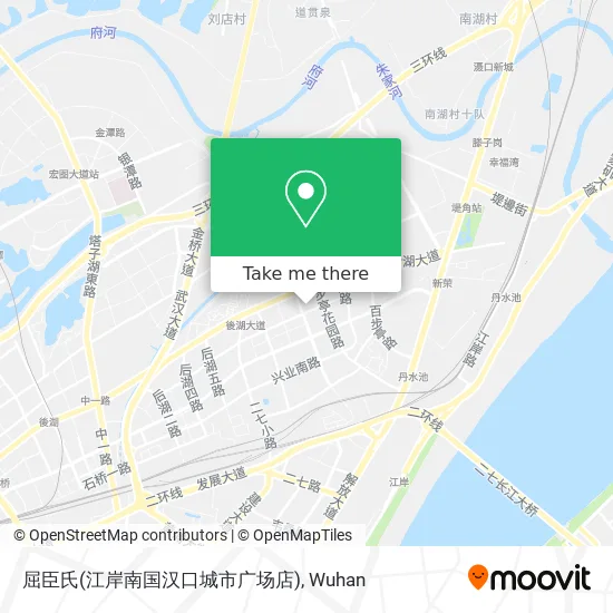 屈臣氏(江岸南国汉口城市广场店) map