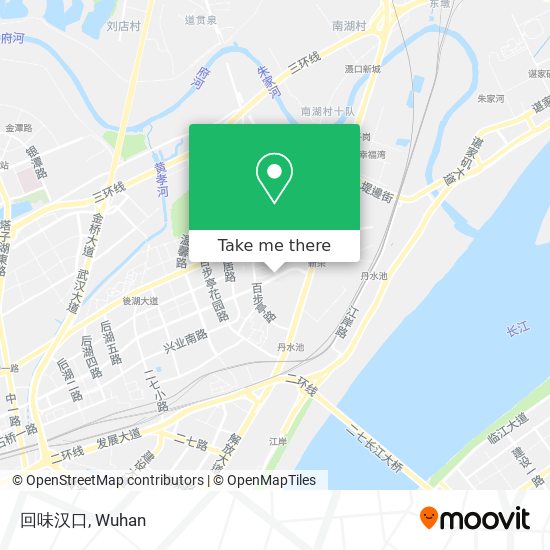 回味汉口 map