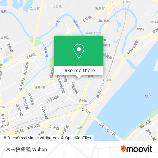 常来快餐屋 map