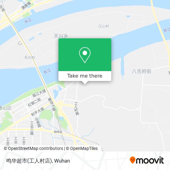 鸣华超市(工人村店) map