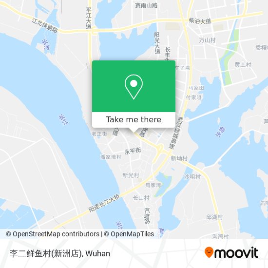 李二鲜鱼村(新洲店) map