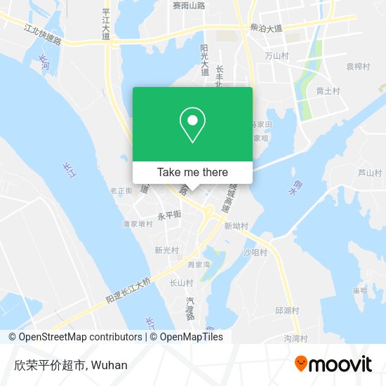 欣荣平价超市 map