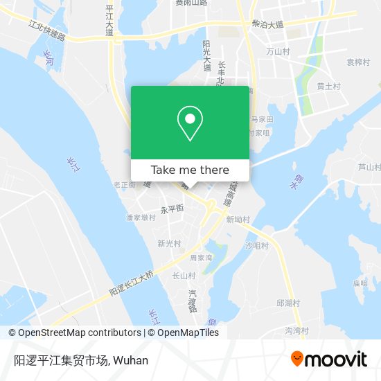 阳逻平江集贸市场 map