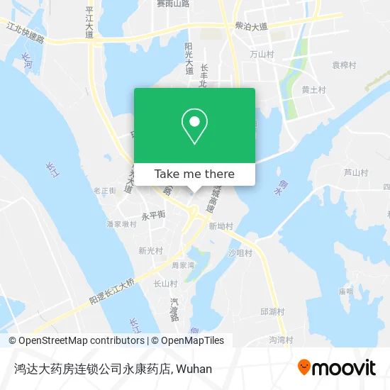 鸿达大药房连锁公司永康药店 map