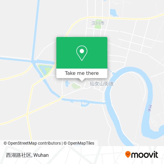 西湖路社区 map