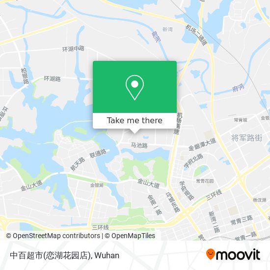 中百超市(恋湖花园店) map