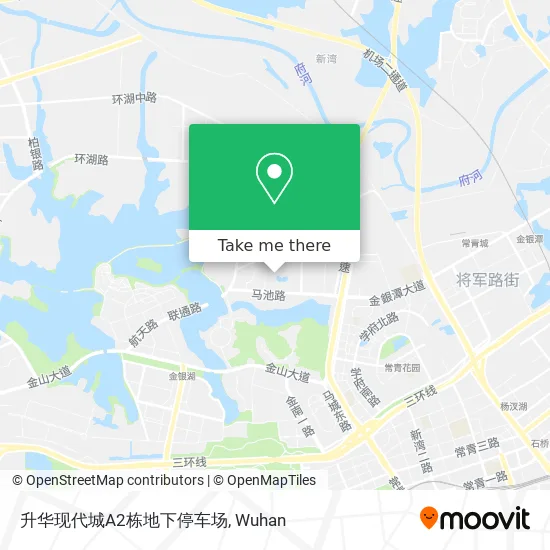 升华现代城A2栋地下停车场 map