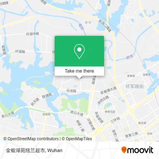 金银湖苑纽兰超市 map