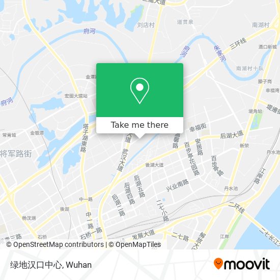 绿地汉口中心 map