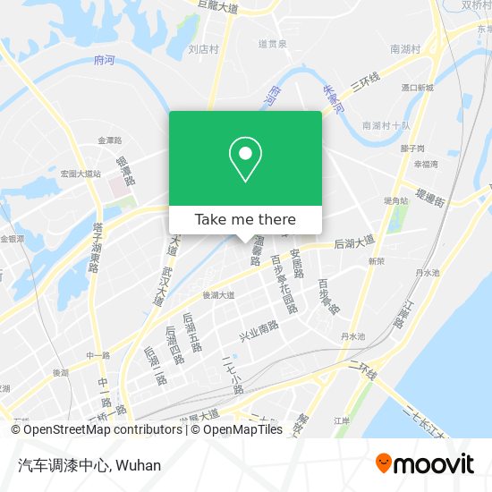 汽车调漆中心 map