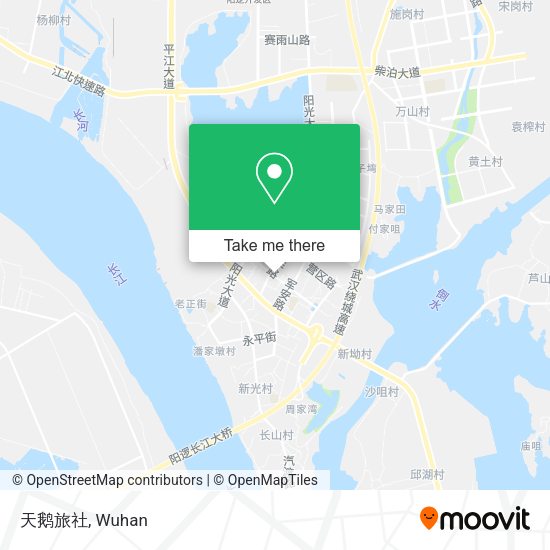 天鹅旅社 map