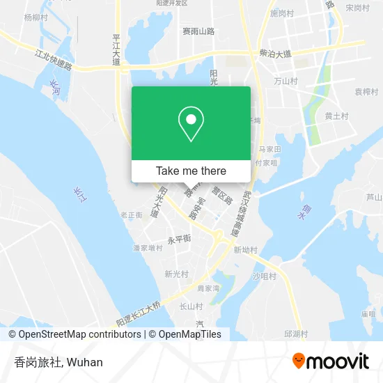 香岗旅社 map