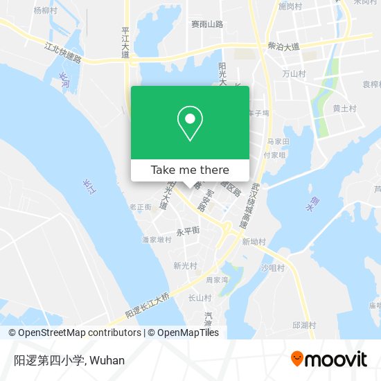 阳逻第四小学 map