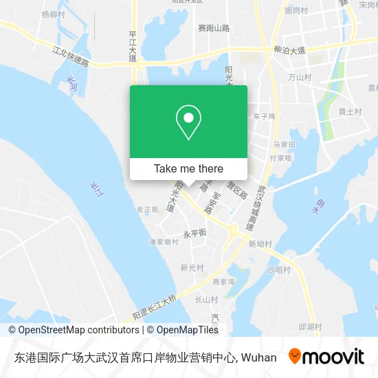 东港国际广场大武汉首席口岸物业营销中心 map