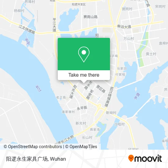 阳逻永生家具广场 map