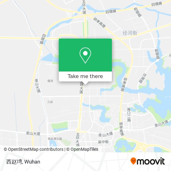 西赵塆 map