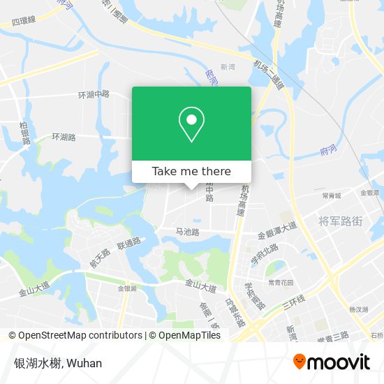 银湖水榭 map