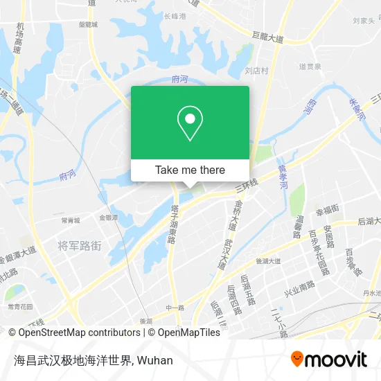 海昌武汉极地海洋世界 map