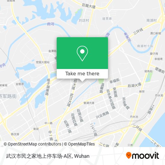 武汉市民之家地上停车场-A区 map