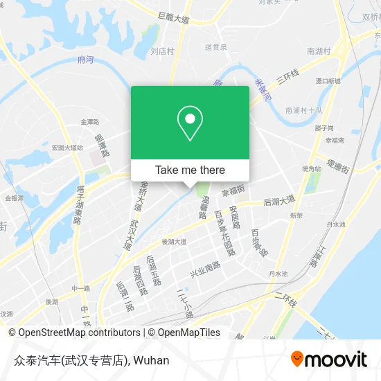 众泰汽车(武汉专营店) map