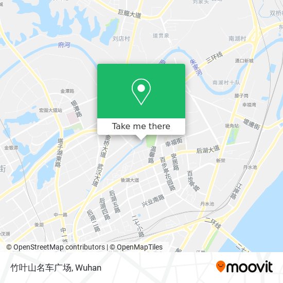 竹叶山名车广场 map