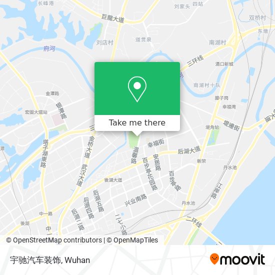 宇驰汽车装饰 map