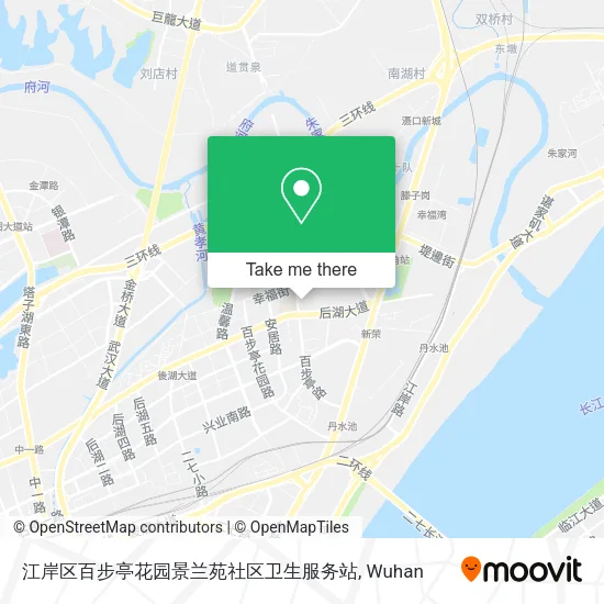 江岸区百步亭花园景兰苑社区卫生服务站 map