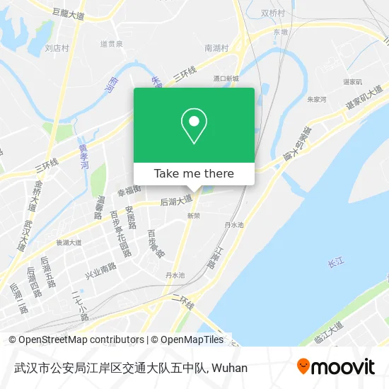 武汉市公安局江岸区交通大队五中队 map