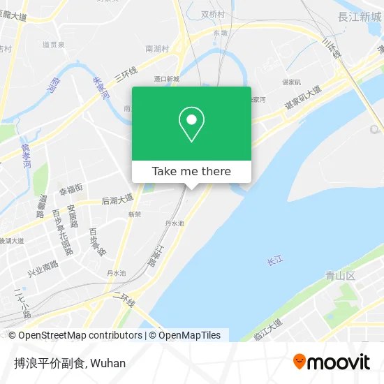 搏浪平价副食 map