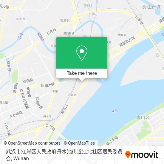 武汉市江岸区人民政府丹水池街道江北社区居民委员会 map