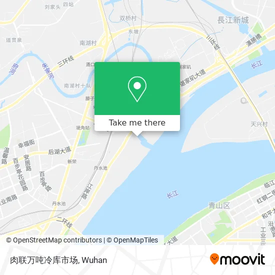 肉联万吨冷库市场 map