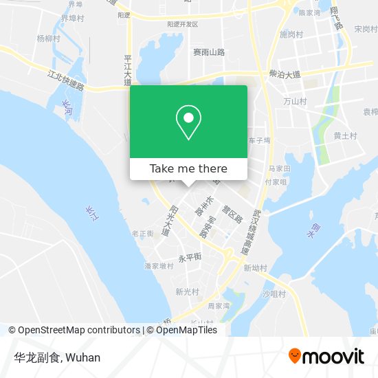 华龙副食 map