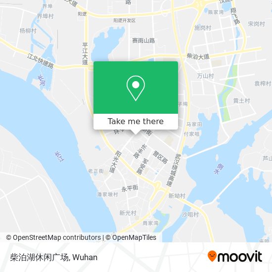 柴泊湖休闲广场 map