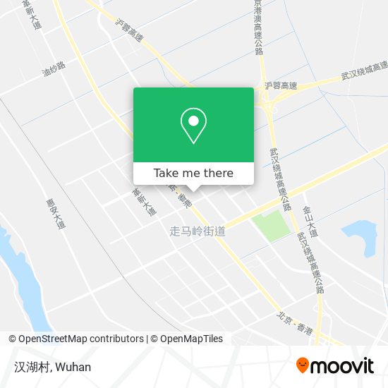 汉湖村 map