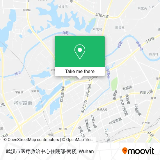 武汉市医疗救治中心住院部-南楼 map