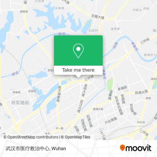 武汉市医疗救治中心 map