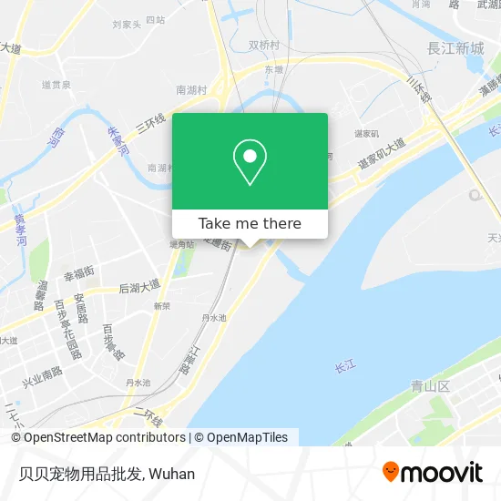贝贝宠物用品批发 map