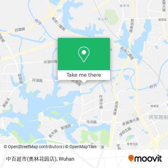 中百超市(奥林花园店) map