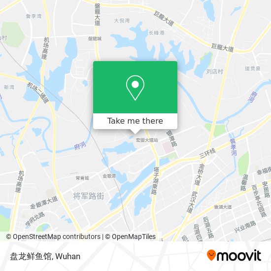 盘龙鲜鱼馆 map