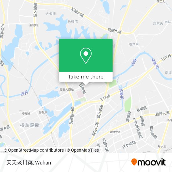 天天老川菜 map