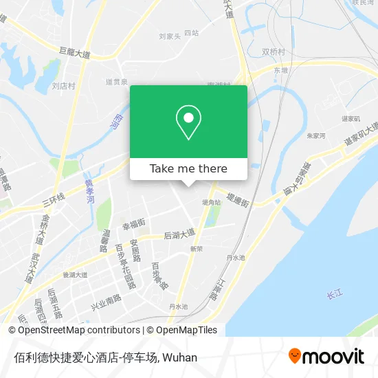 佰利德快捷爱心酒店-停车场 map